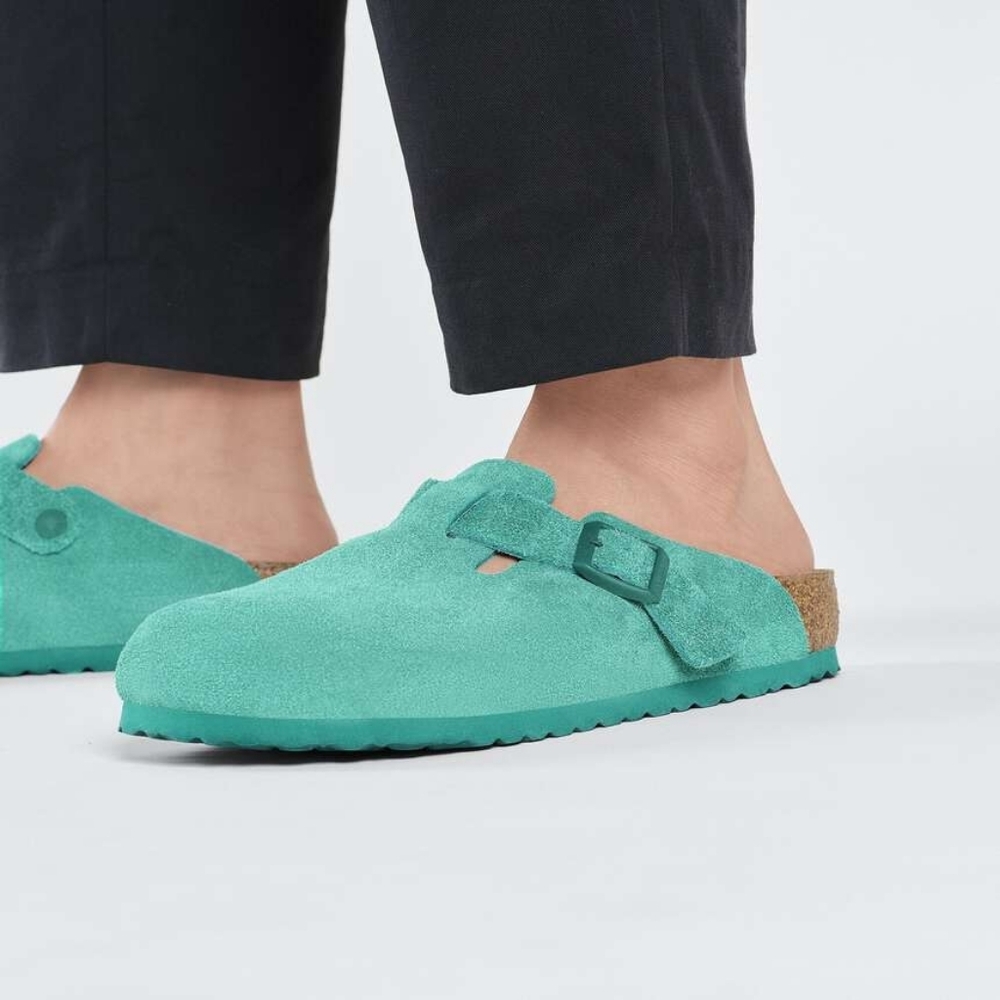 Nwt Birkenstock Boston Color Digital Green - Picture 3 of 11